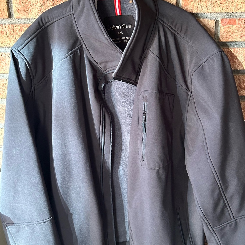 Calvin Klein Men's Dark Gray Performance Jacket